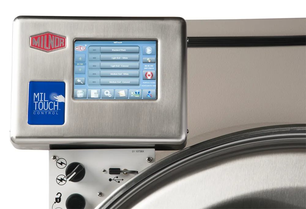 Milnor MilTouch control panel
